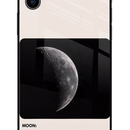 Moon Phase iPhone X Glass Case