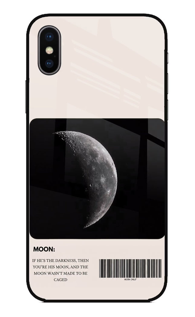 Moon Phase iPhone X Glass Case