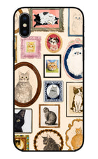 Mirror Cats iPhone X Glass Case