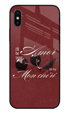 Velvet Cherry iPhone X Glass Case
