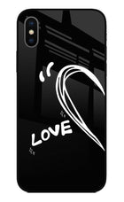 Love Line iPhone X Glass Case