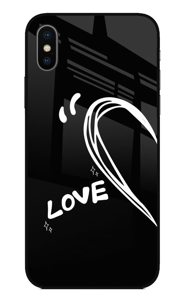 Love Line iPhone X Glass Case