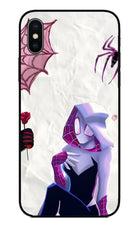 Gwen Verse iPhone X Glass Case