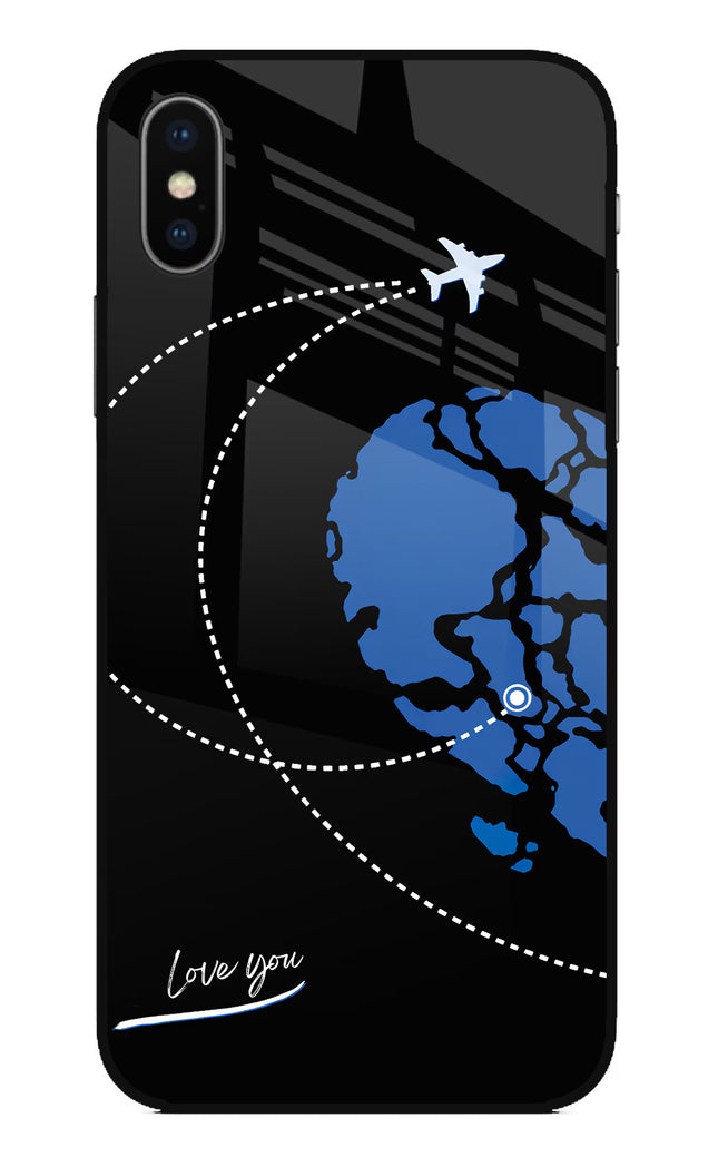 Love Orbit iPhone X Glass Case