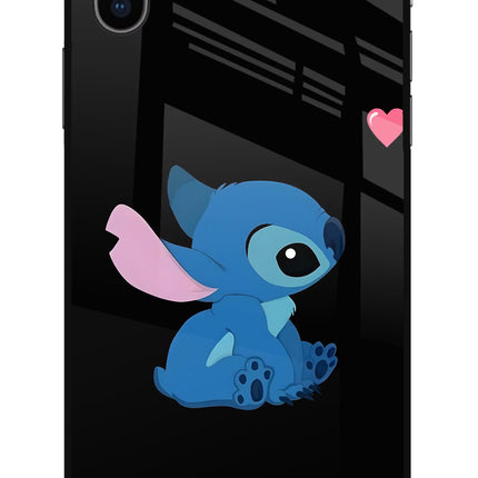 Stitch Crush iPhone X Glass Case
