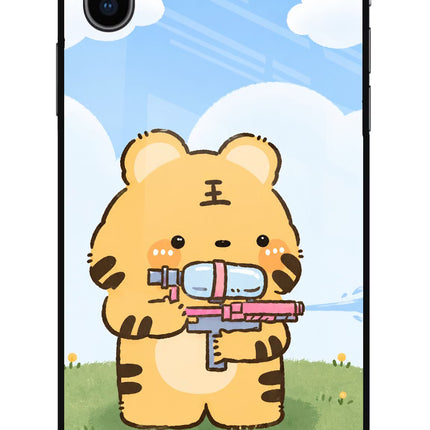 Tiger Treat iPhone X Glass Case