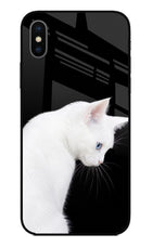 Snow Gaze iPhone X Glass Case