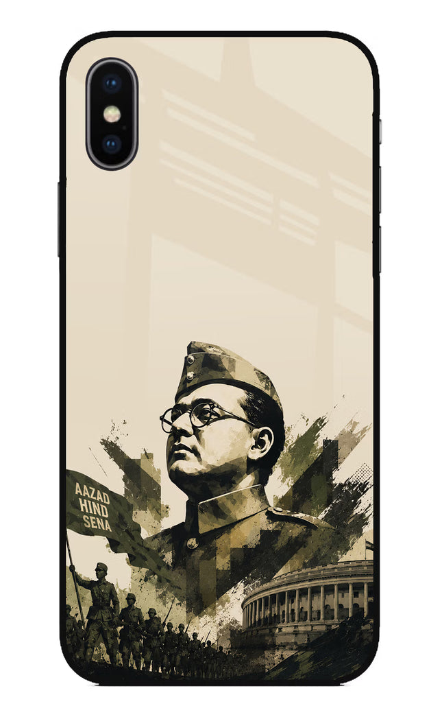 Netaji Rising iPhone X Glass Case