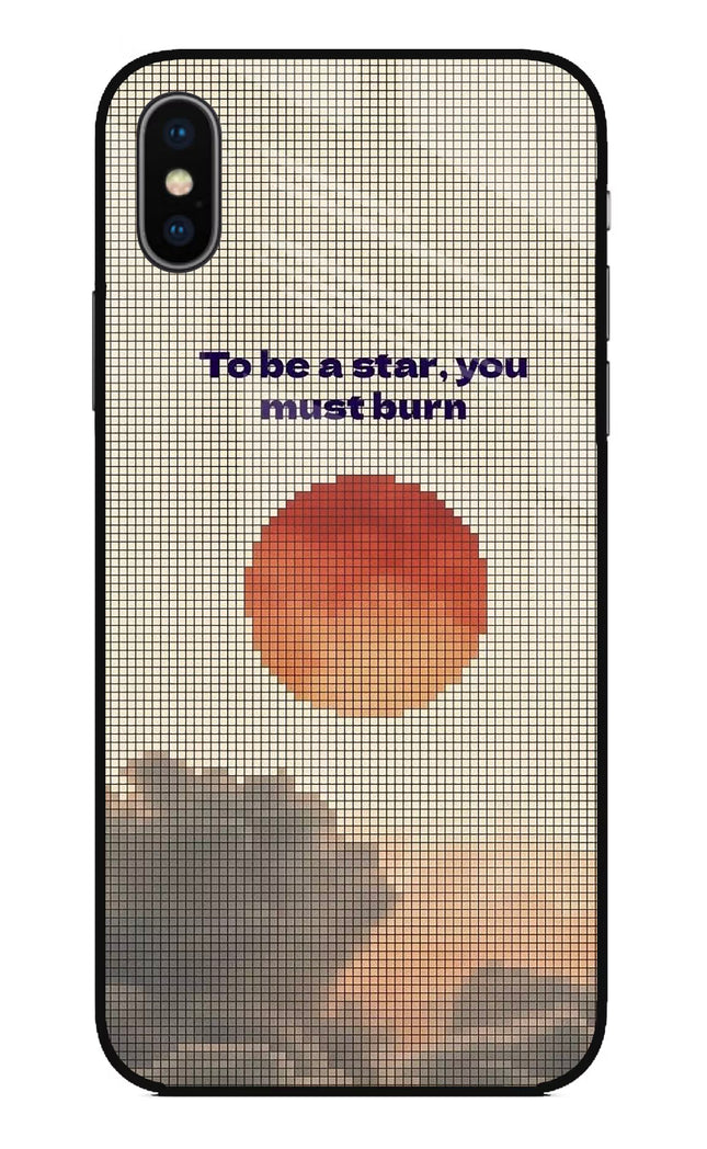 Pixel Sun iPhone X Glass Case