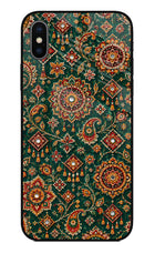 Green Pataka iPhone X Glass Case