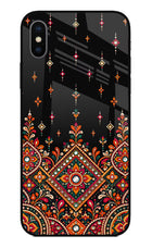 Noir Mehfil iPhone X Glass Case