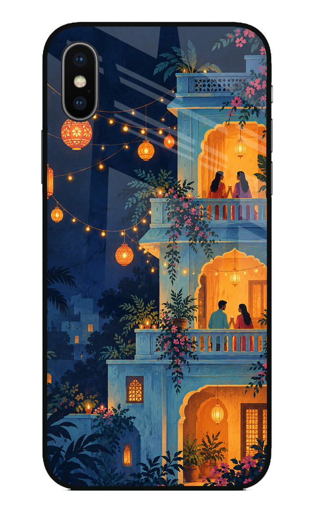 Balcony Glow iPhone X Glass Case