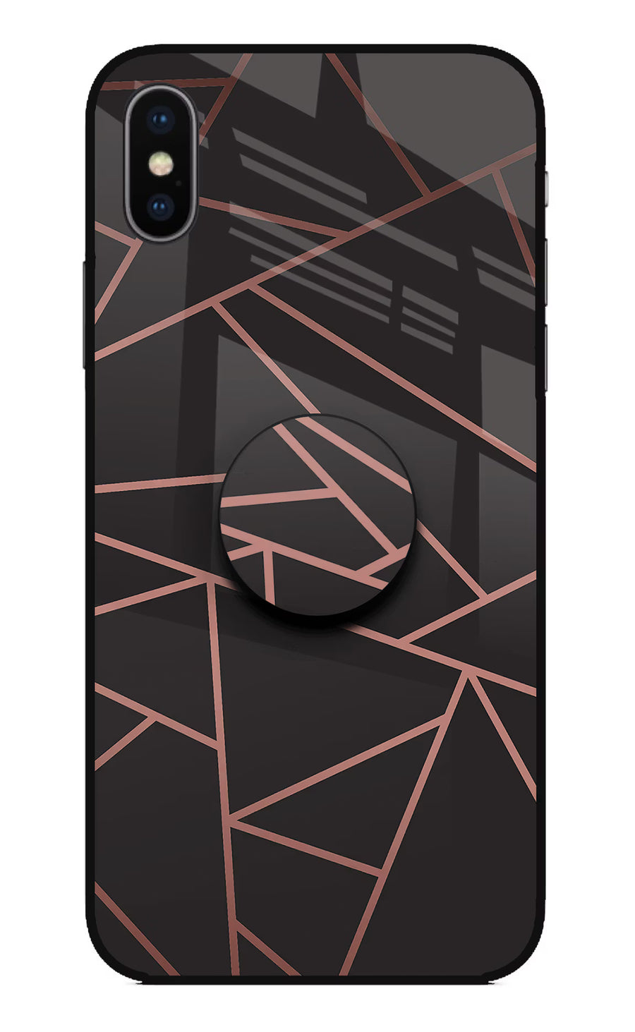 Geometric Pattern iPhone X Pop Case, Glass case