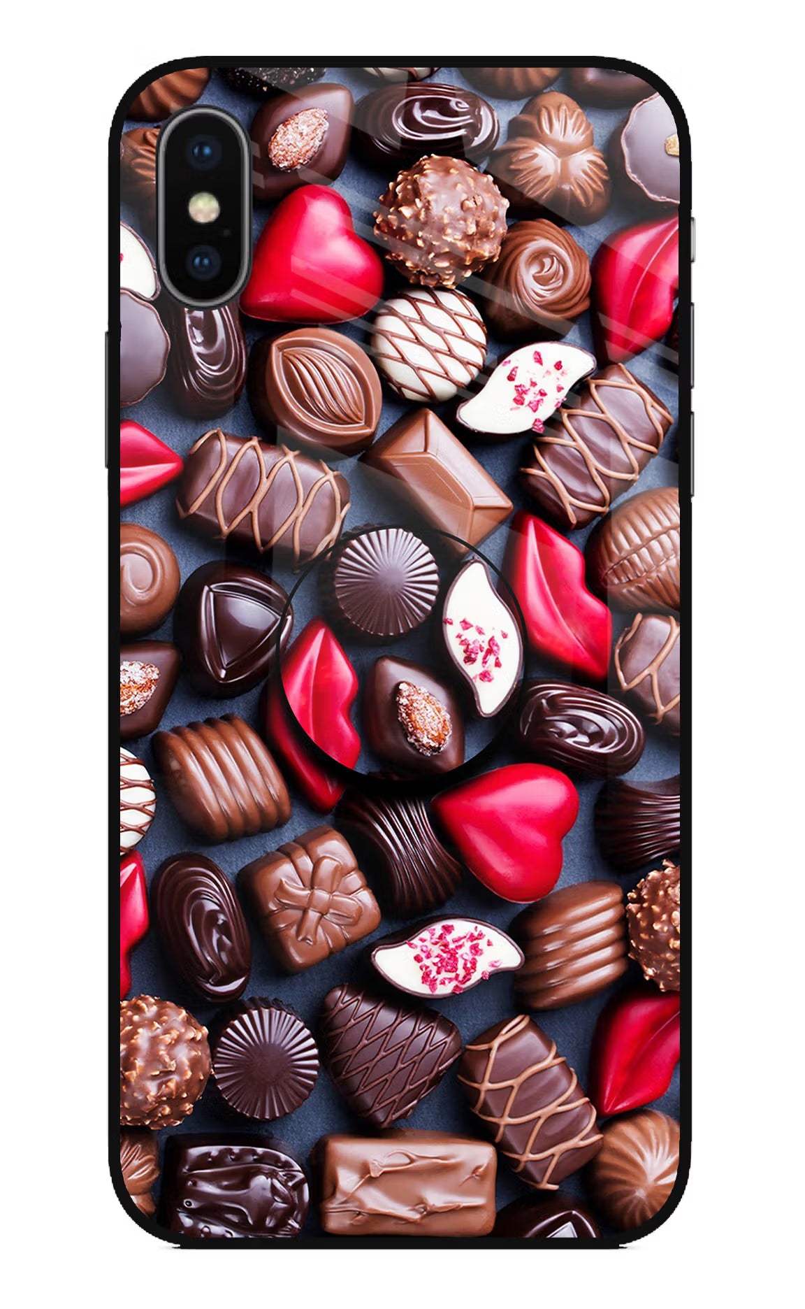 Chocolates iPhone X Pop Case by Casekaro