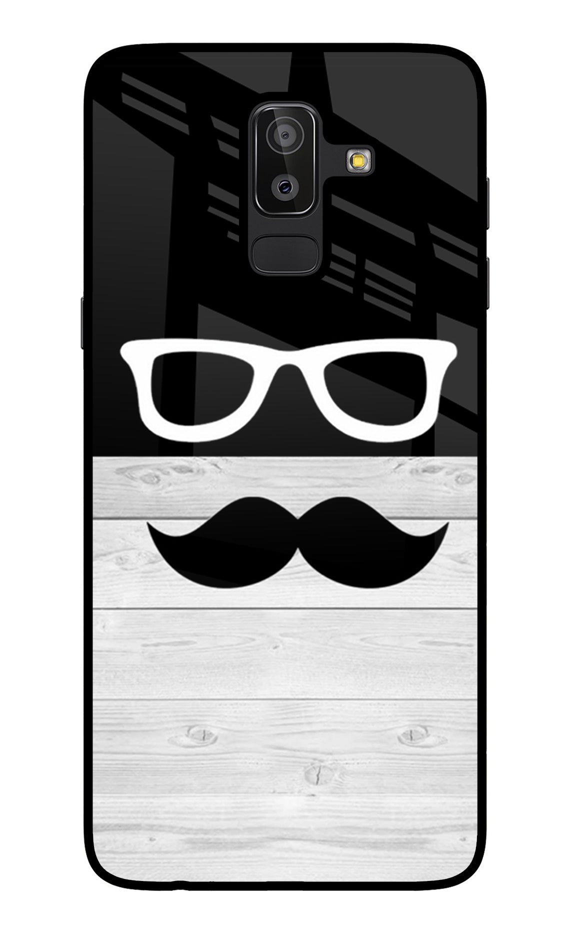 Mustache Samsung J8 Back Cover