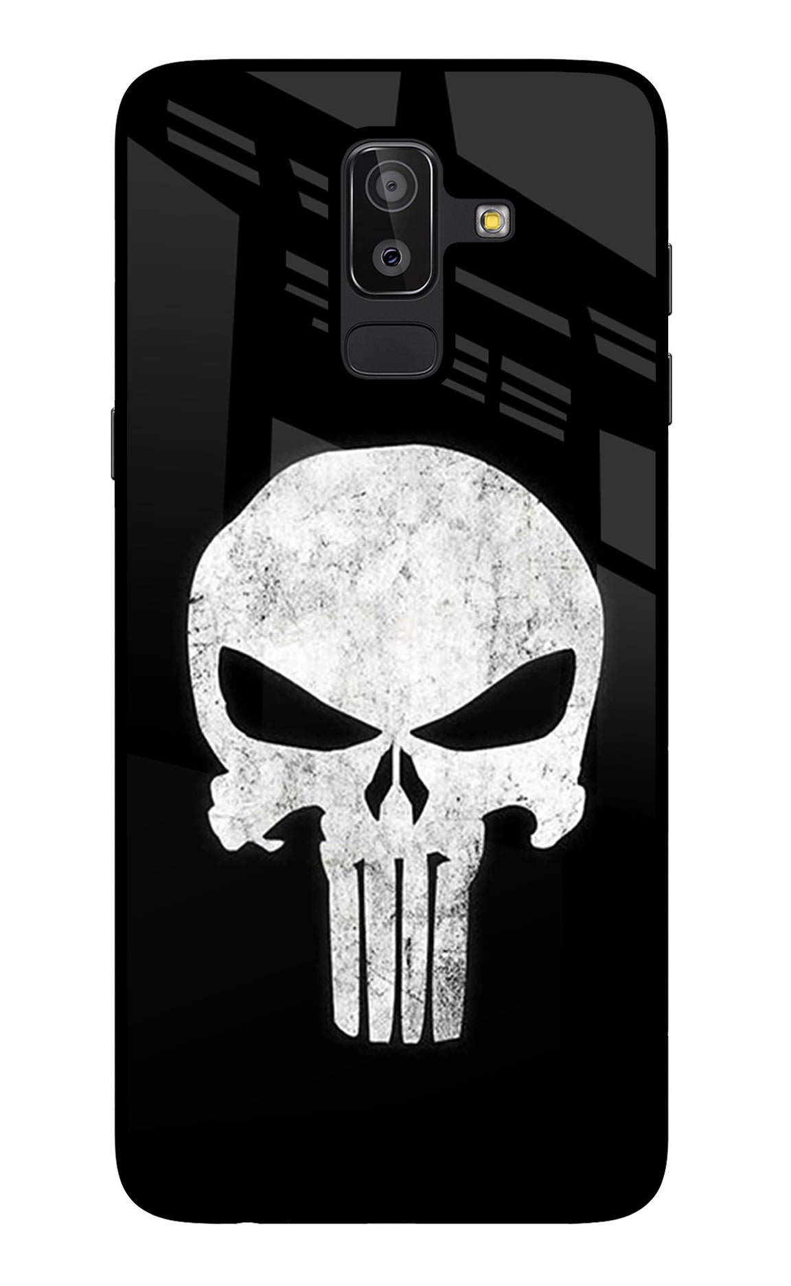 Punisher Skull Samsung J8 Glass Case