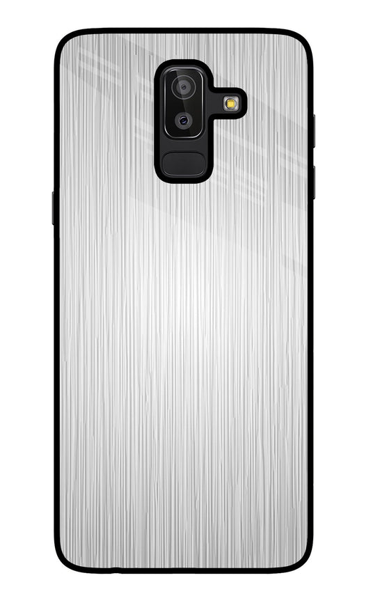 Wooden Grey Texture Samsung J8 Glass Case