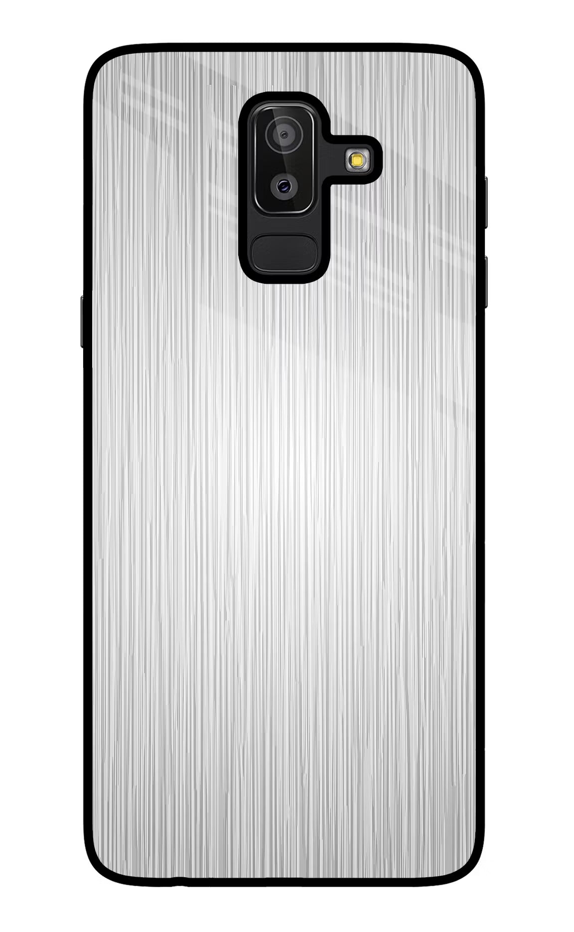Wooden Grey Texture Samsung J8 Glass Case
