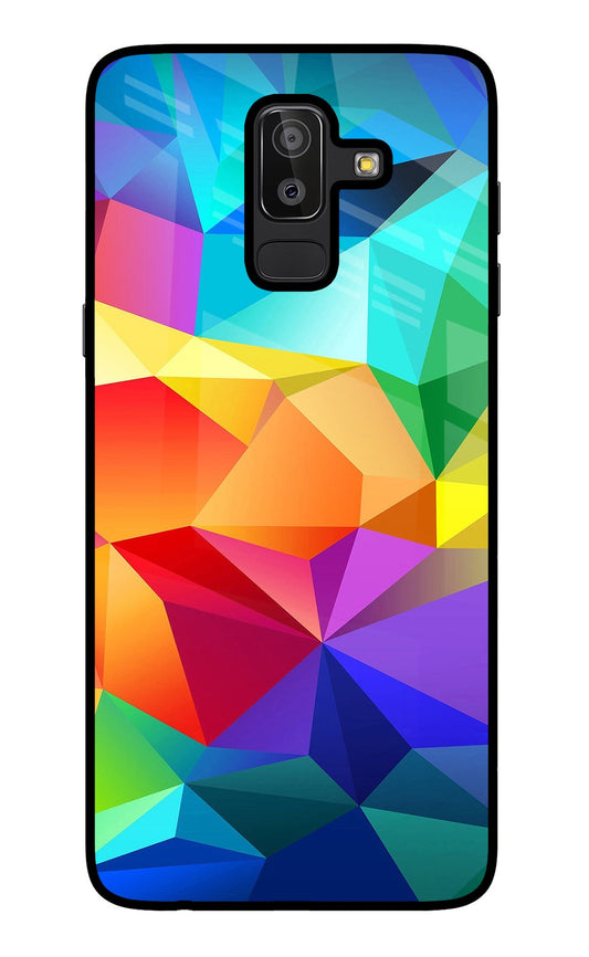 Abstract Pattern Samsung J8 Glass Case