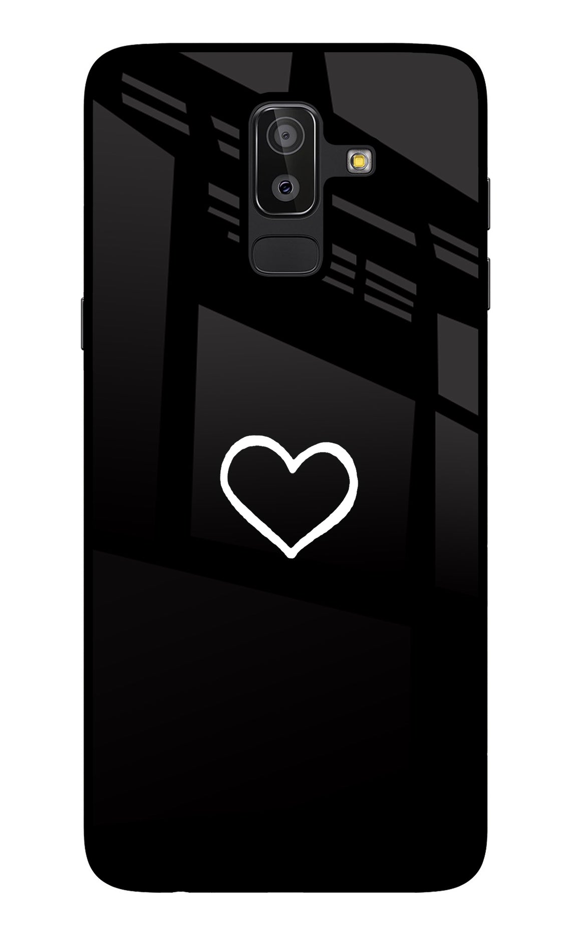 Heart Samsung J8 Back Cover