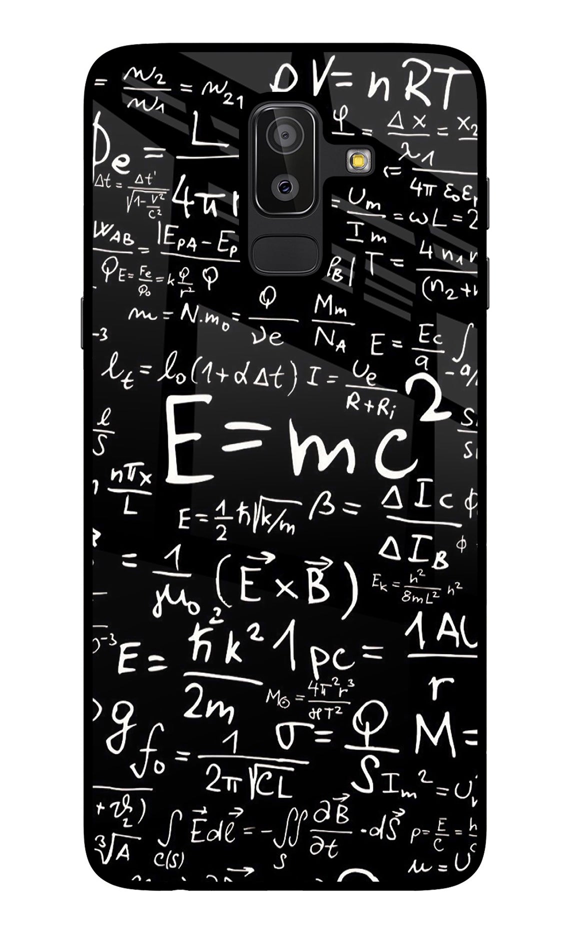 Physics Formula Samsung J8 Back Cover