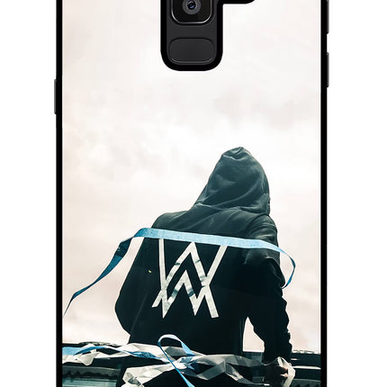 Alan Walker Samsung J8 Glass Case Back Cover by Casekaro