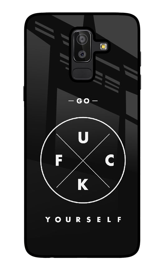 Go Fuck Yourself Samsung J8 Glass Case