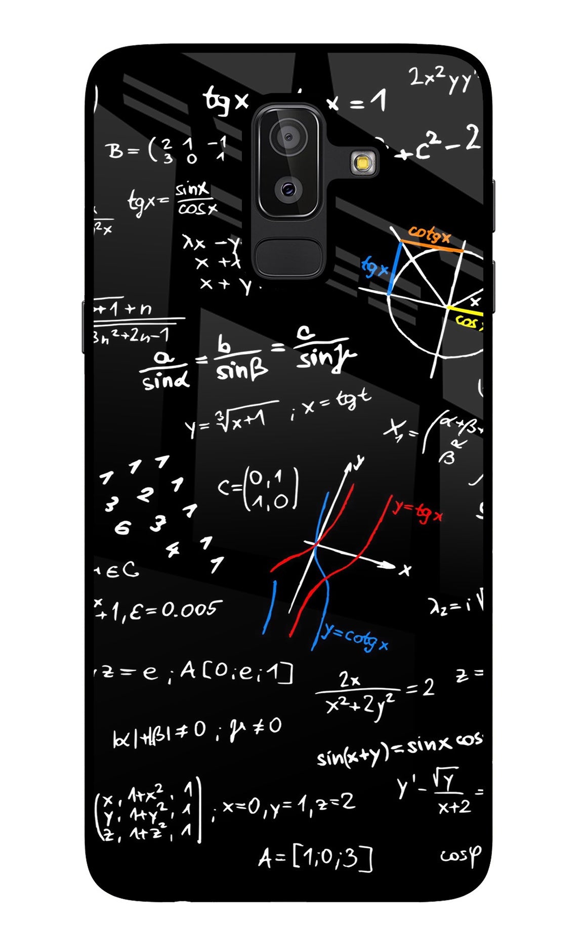 Mathematics Formula Samsung J8 Back Cover