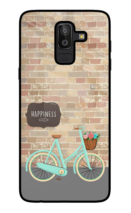 Happiness Artwork Samsung J8 Glass Case