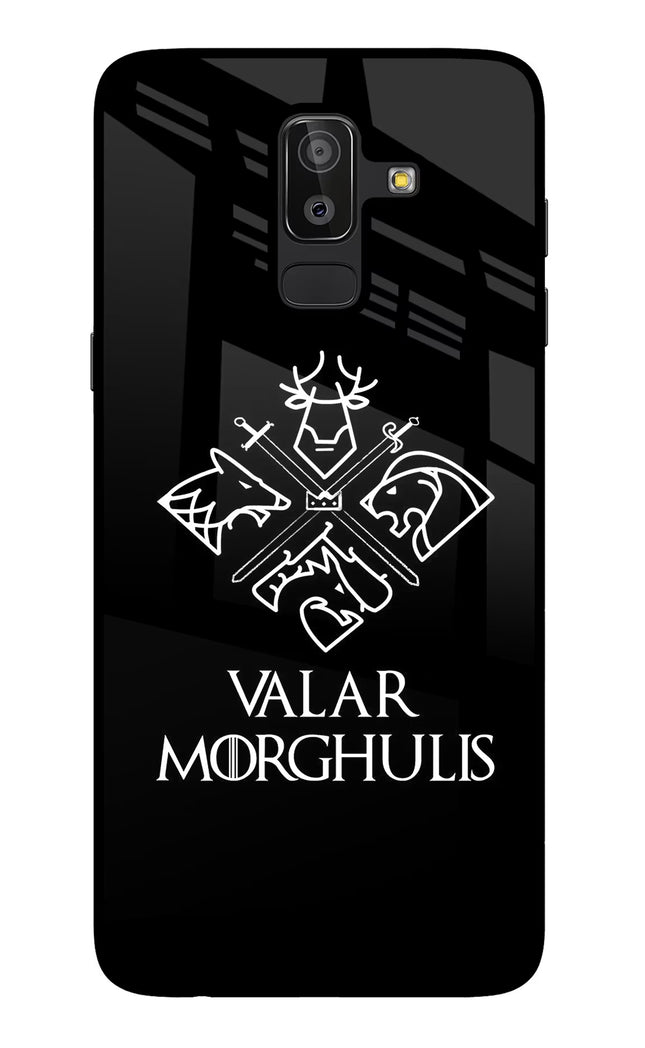 Valar Morghulis | Game Of Thrones Samsung J8 Glass Case Back Cover by Casekaro