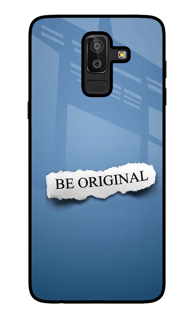 Be Original Samsung J8 Glass Case Back Cover by Casekaro