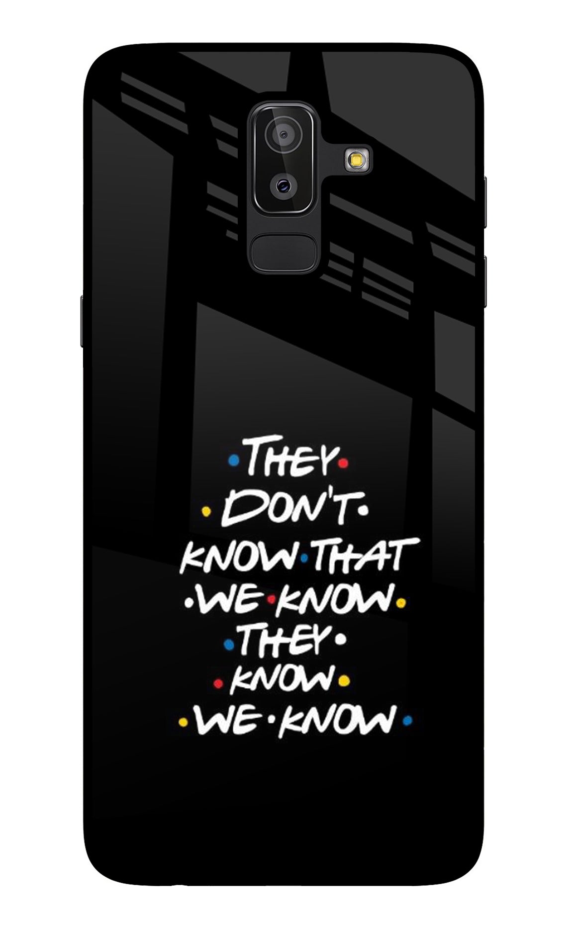 FRIENDS Dialogue Samsung J8 Back Cover