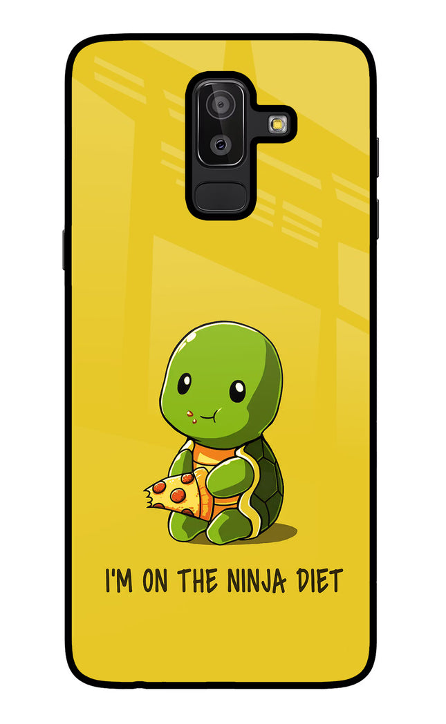 I'm on Ninja Diet Samsung J8 Glass Case Back Cover by Casekaro
