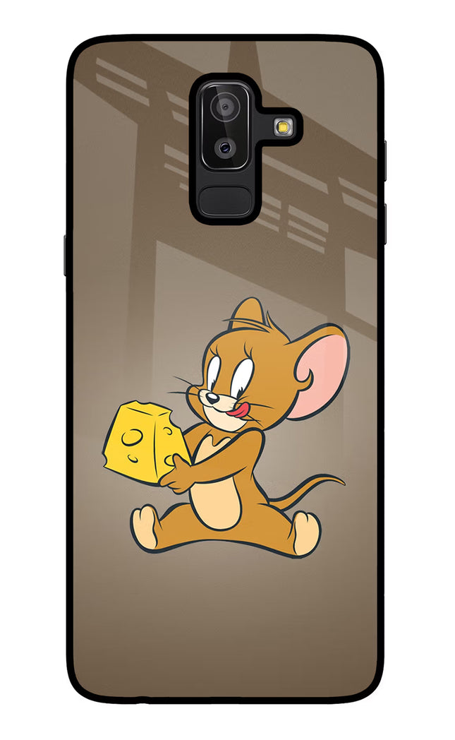 Jerry Samsung J8 Glass Case Back Cover by Casekaro
