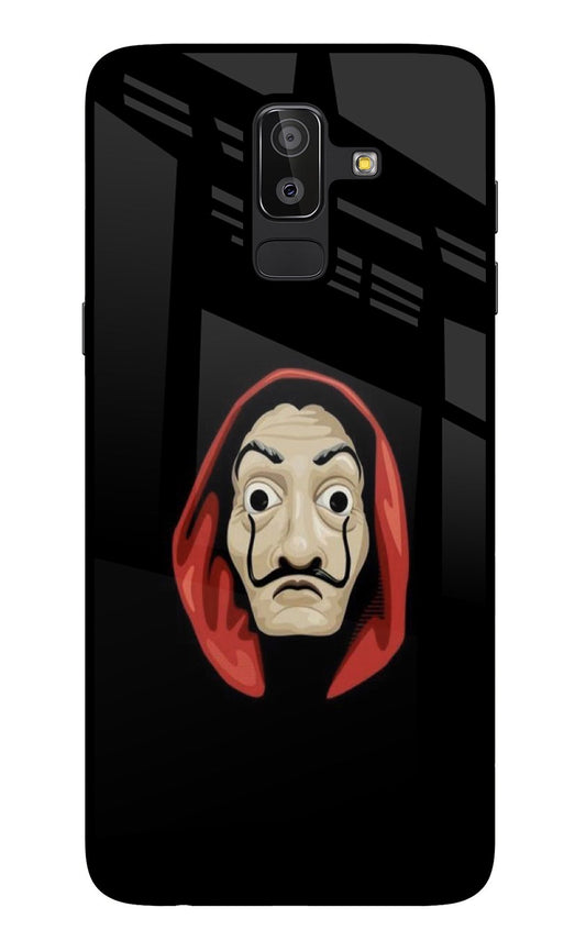 Money Heist Samsung J8 Glass Case