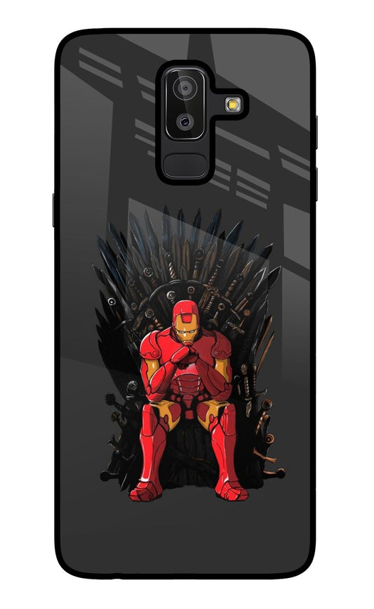 Ironman Throne Samsung J8 Glass Case