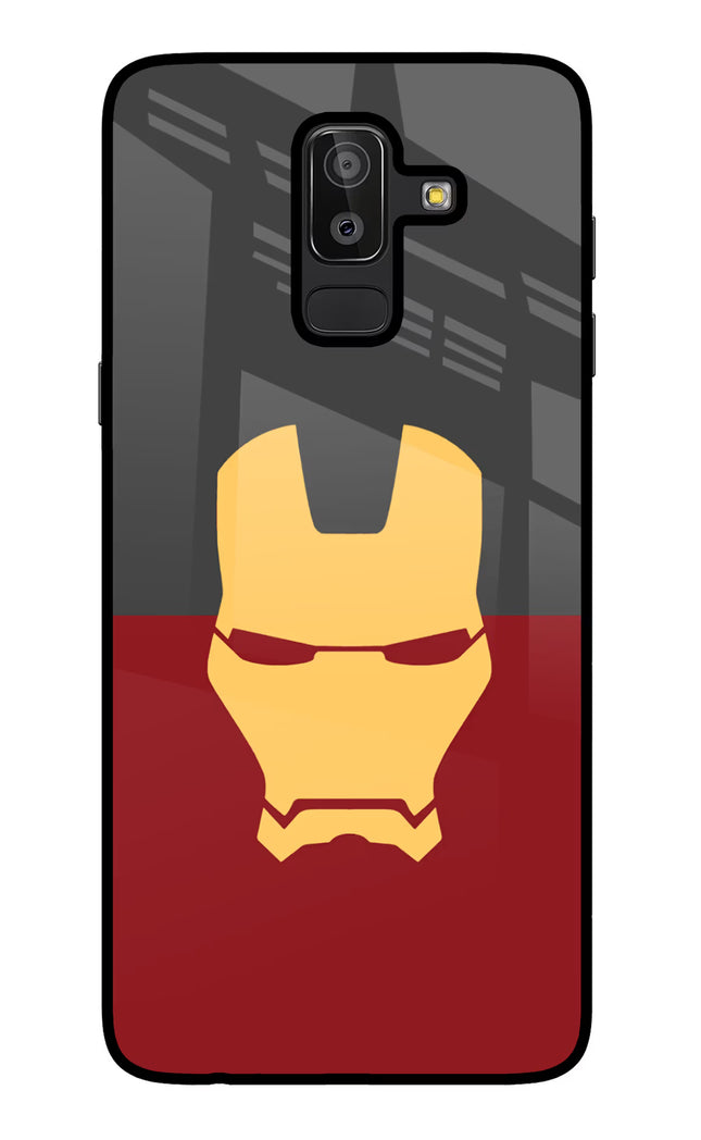 Ironman Samsung J8 Glass Case Back Cover by Casekaro