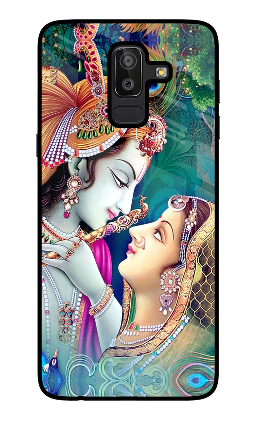 Lord Radha Krishna Samsung J8 Glass Case