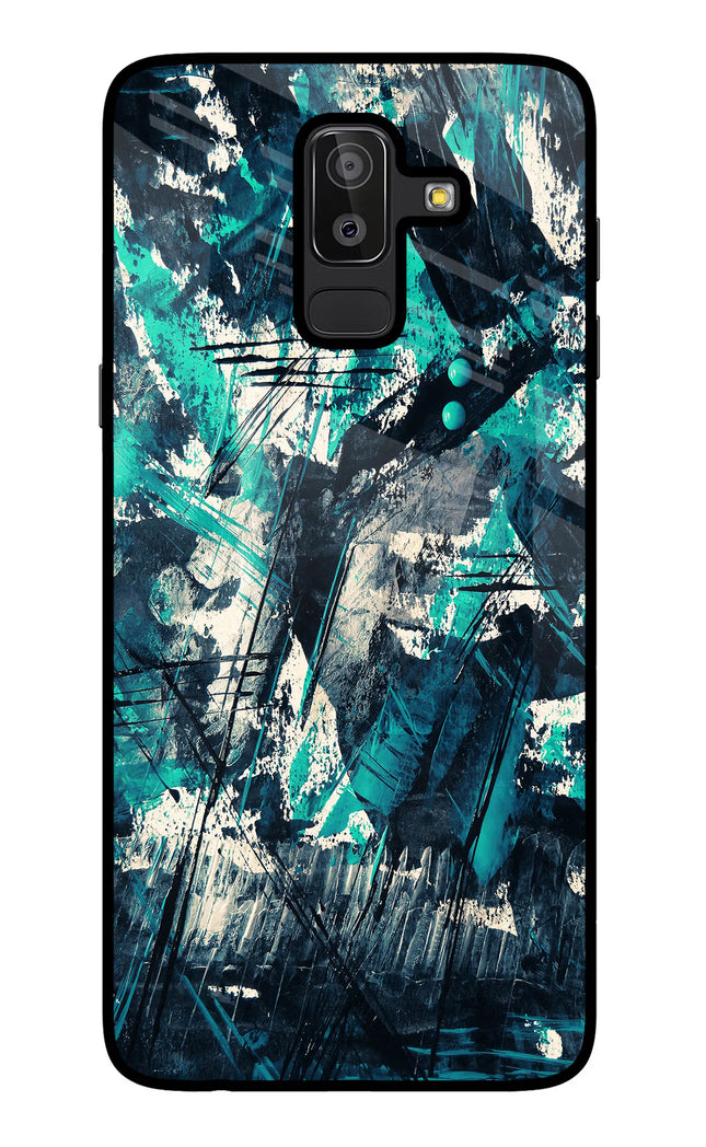 Artwork Samsung J8 Glass Case Back Cover by Casekaro