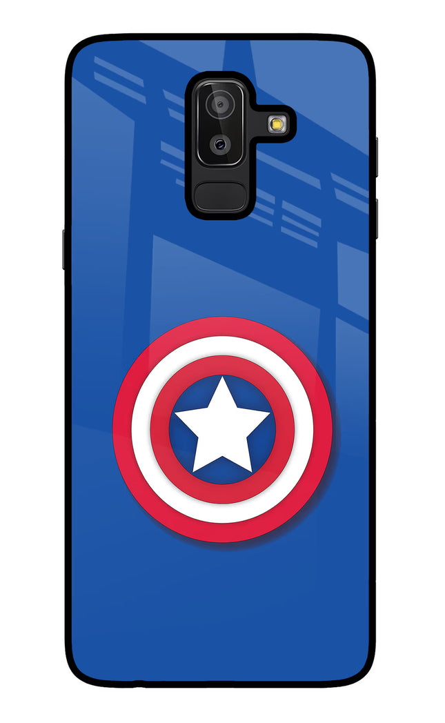 Shield Samsung J8 Glass Case Back Cover by Casekaro