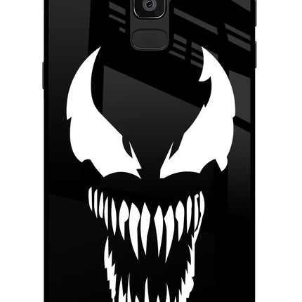 Venom Samsung J8 Glass Case Back Cover by Casekaro