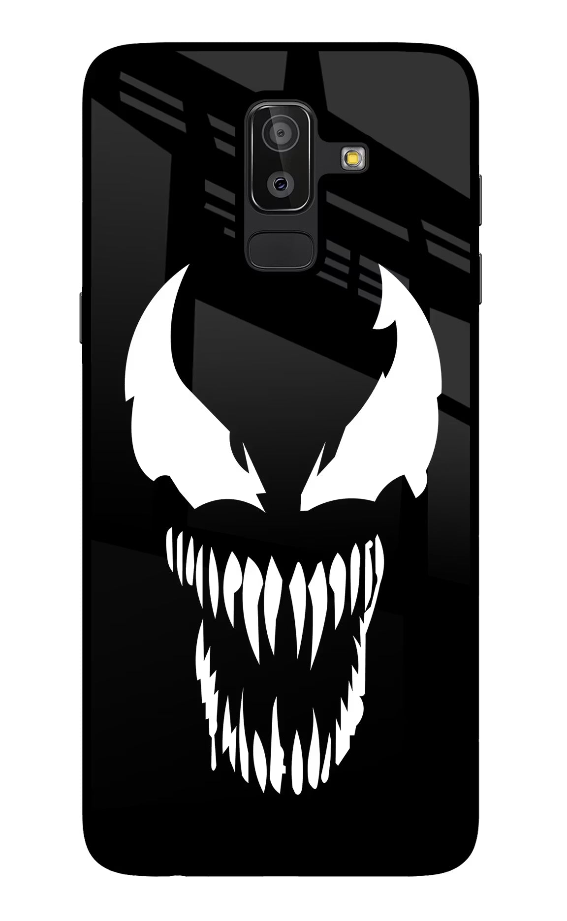Venom Samsung J8 Glass Case Back Cover by Casekaro
