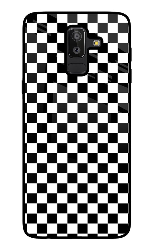 Chess Board Samsung J8 Glass Case