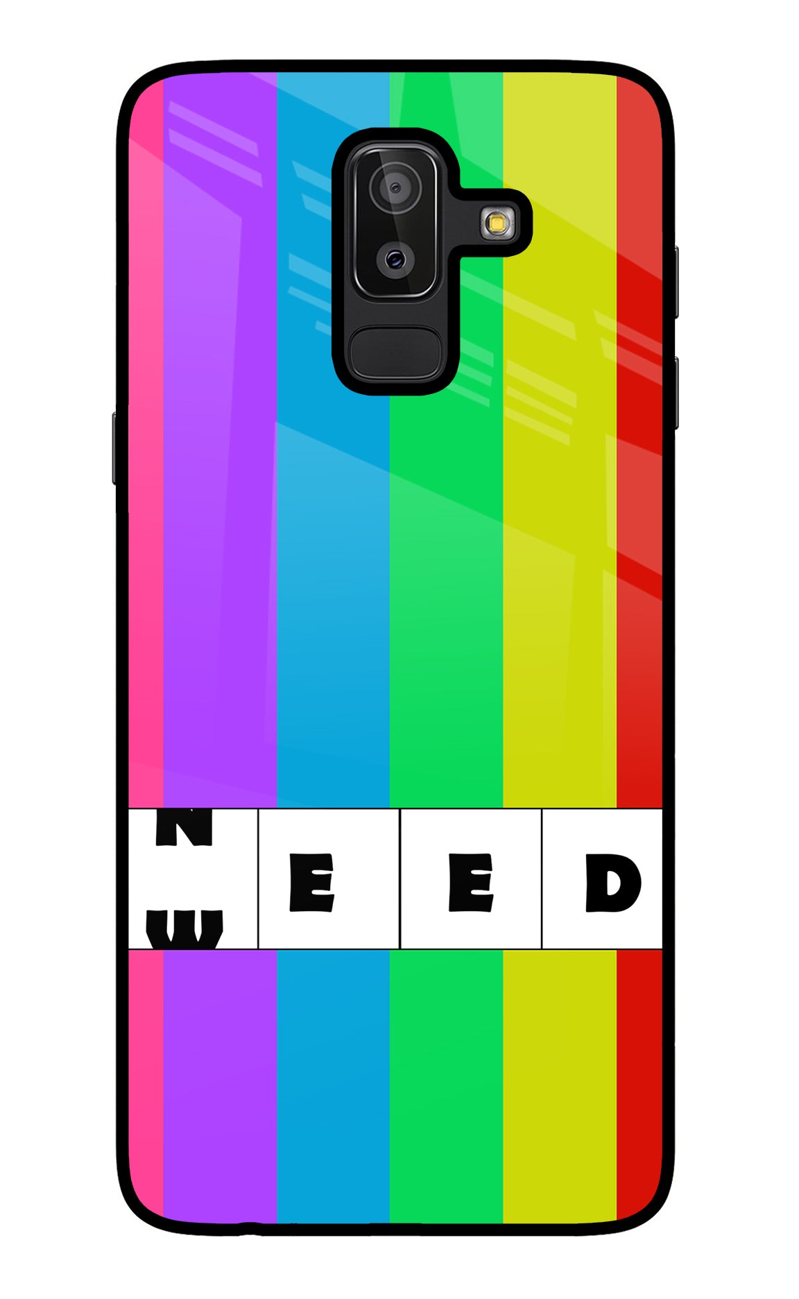 Need Weed Samsung J8 Back Cover