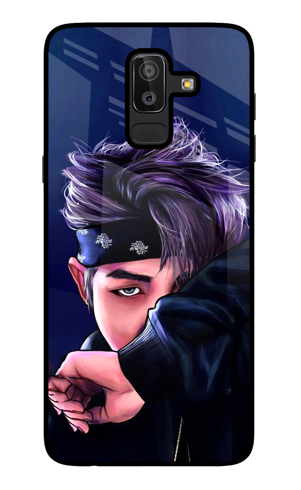 BTS Cool Samsung J8 Glass Case