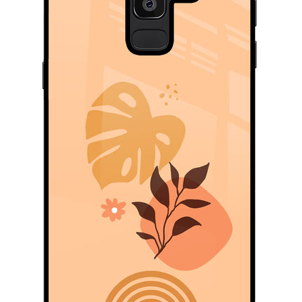 Bohemian Art Samsung J8 Glass Case Back Cover by Casekaro