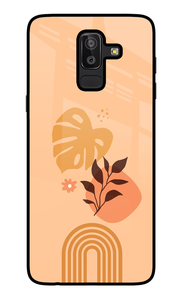 Bohemian Art Samsung J8 Glass Case Back Cover by Casekaro