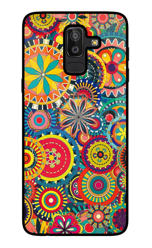 Gol Gol Art Samsung J8 Glass Case