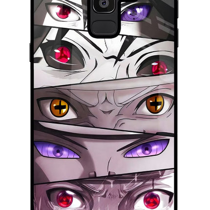 Naruto Anime Samsung J8 Glass Case Back Cover by Casekaro
