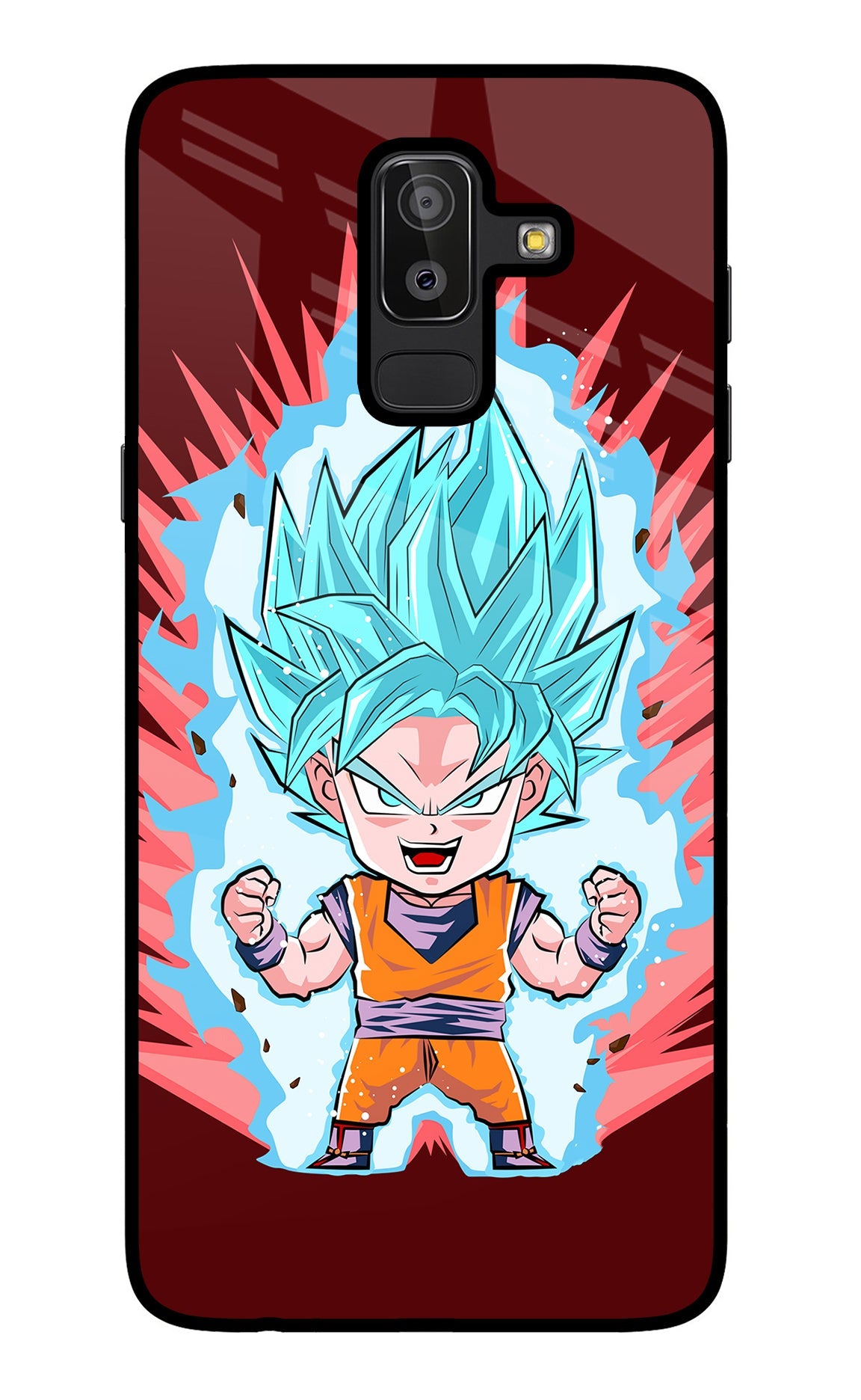 Goku Little Samsung J8 Back Cover